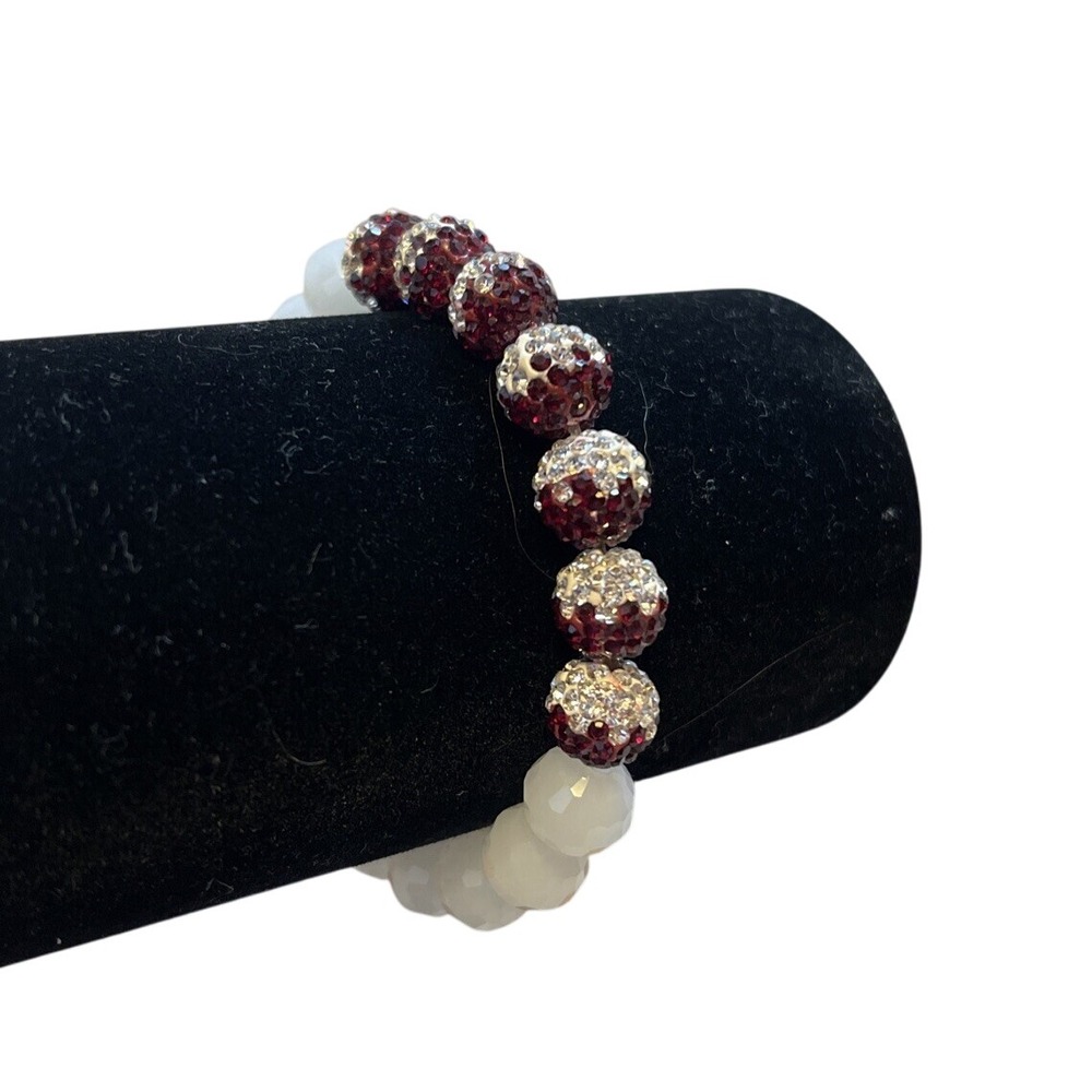 OU Sooners Gameday stretch bracelet with bling NWT